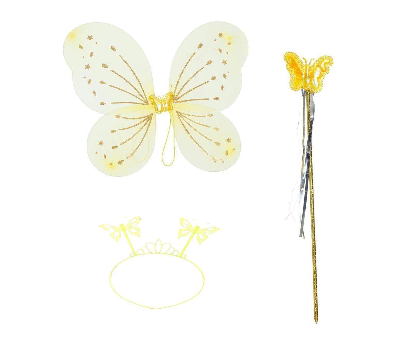 Sari Kelebek Erkek Kiz Seti 50 Cm Kelebek Kanadi Tac Ve Asa 264150282 Sw1304sh1150 700x617 Sarı Kelebek Erkek-Kız Seti – 50 cm Kelebek Kanadı, Taç ve Asa najmaddin.com Taç ve Asa