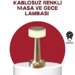 Şarj Edilebilir LED Masa Lambası – USB Girişli