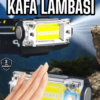 Şarjlı Kafa Feneri Suya Dayanıklı Ayarlanabilir Kamp Feneri