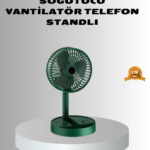 Şarjlı Katlanabilir Mini Fan – 3 Kademe Hız Ayarı