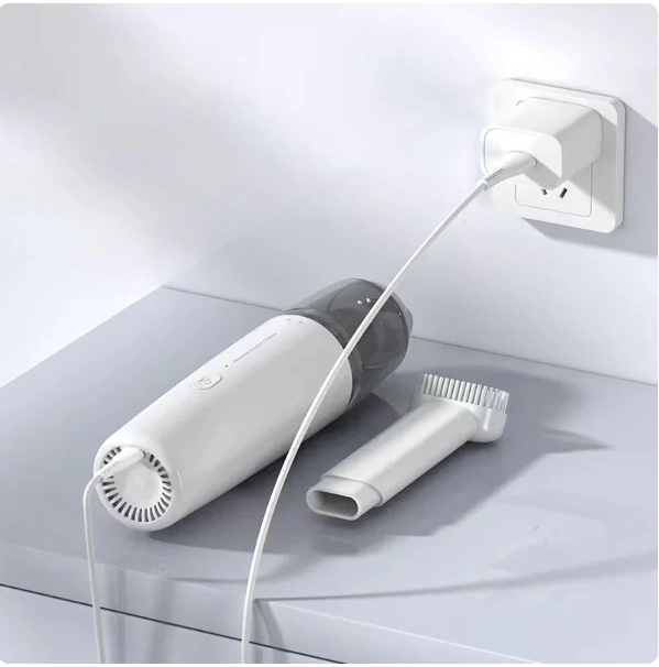 Şarjlı Mini Araç İçi Süpürge - Görsel 3