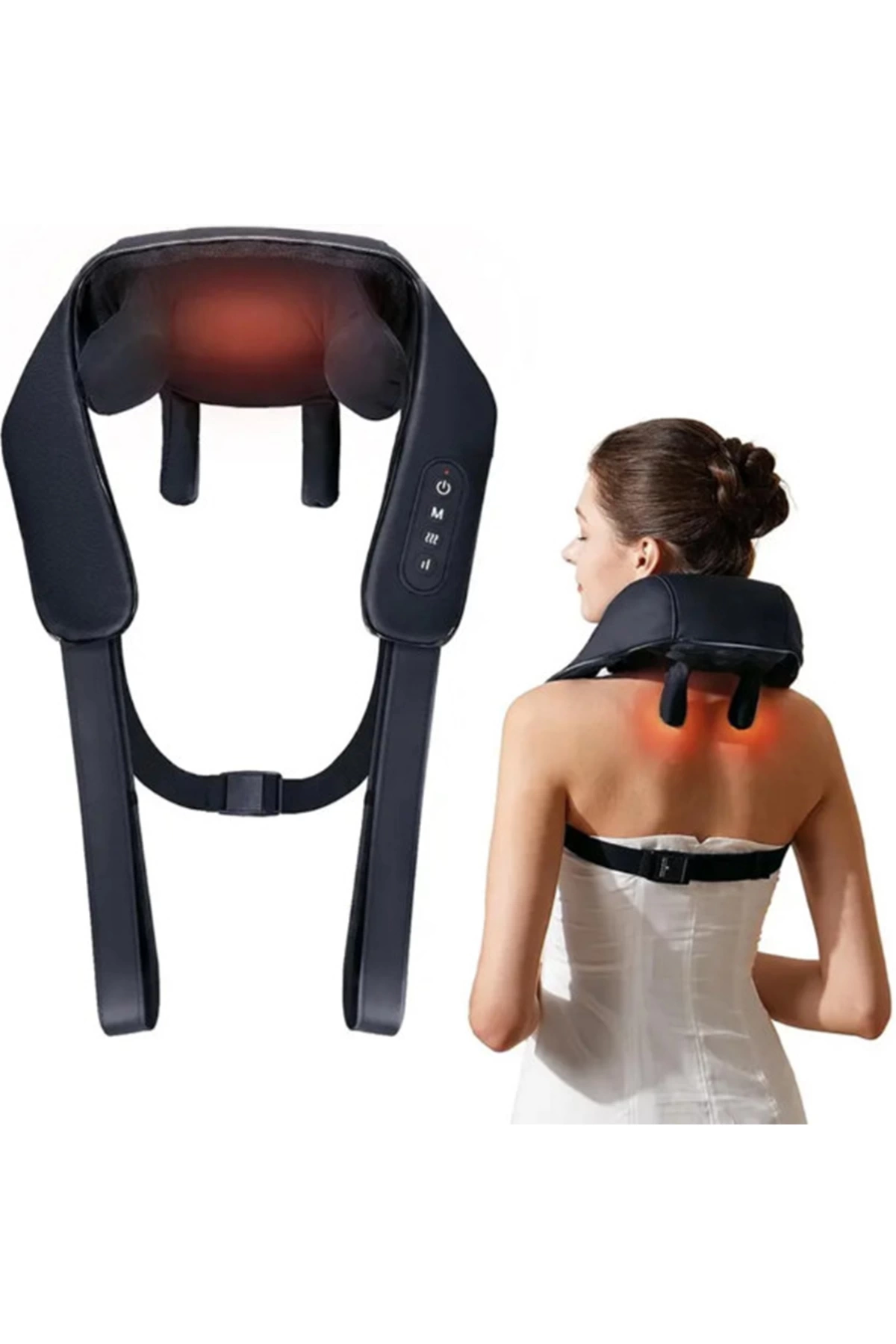 Şarjlı Ovmalı Isıtmalı Masaj Aleti Insan Eli Yoğurma Hissi Yeni Model