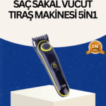 Şarjlı Sessiz Çalışan Saç ve Sakal Şekillendirici Profesyonel Erkek Tıraş Makinesi