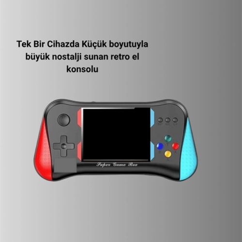 Şarjlı Taşınabilir Oyun Konsolu – X7M Retro Game Box