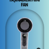 Şeffaf Kasa El Fanı | 5V 2A | 100 Kademeli Hava Akışı | Type-C Girişli
