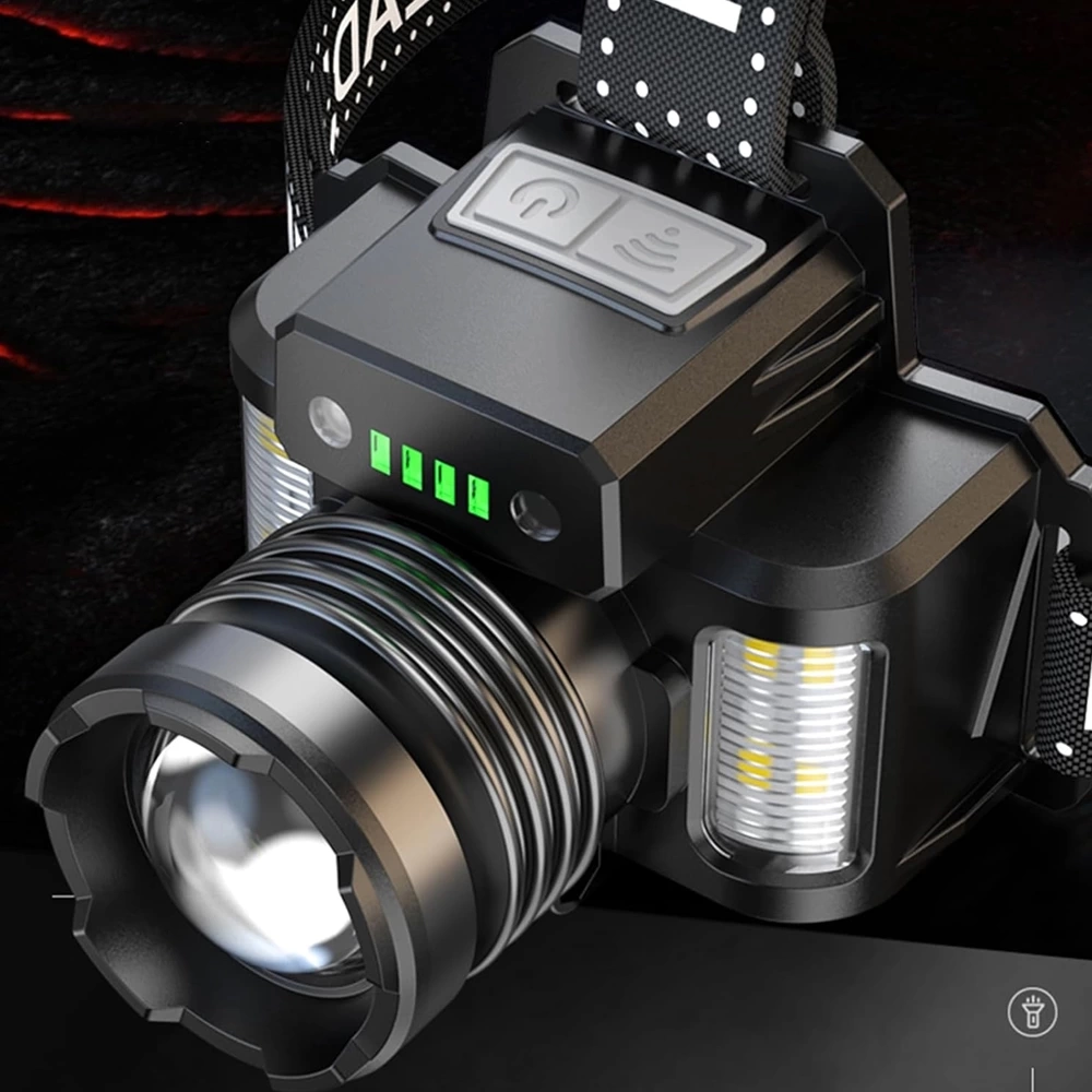 Sensörlü Cree Tg Led Şarjlı Kafa Lambası Wt-625 - Görsel 3