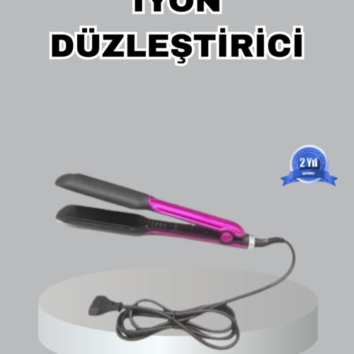 Seramik Plakalı Saç Düzleştirici – Plaka Kilitli ve Elektriklenme Önleyici