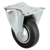 Servis Tekeri - Tablalı Siyah Sabit - Çap 150 Mm