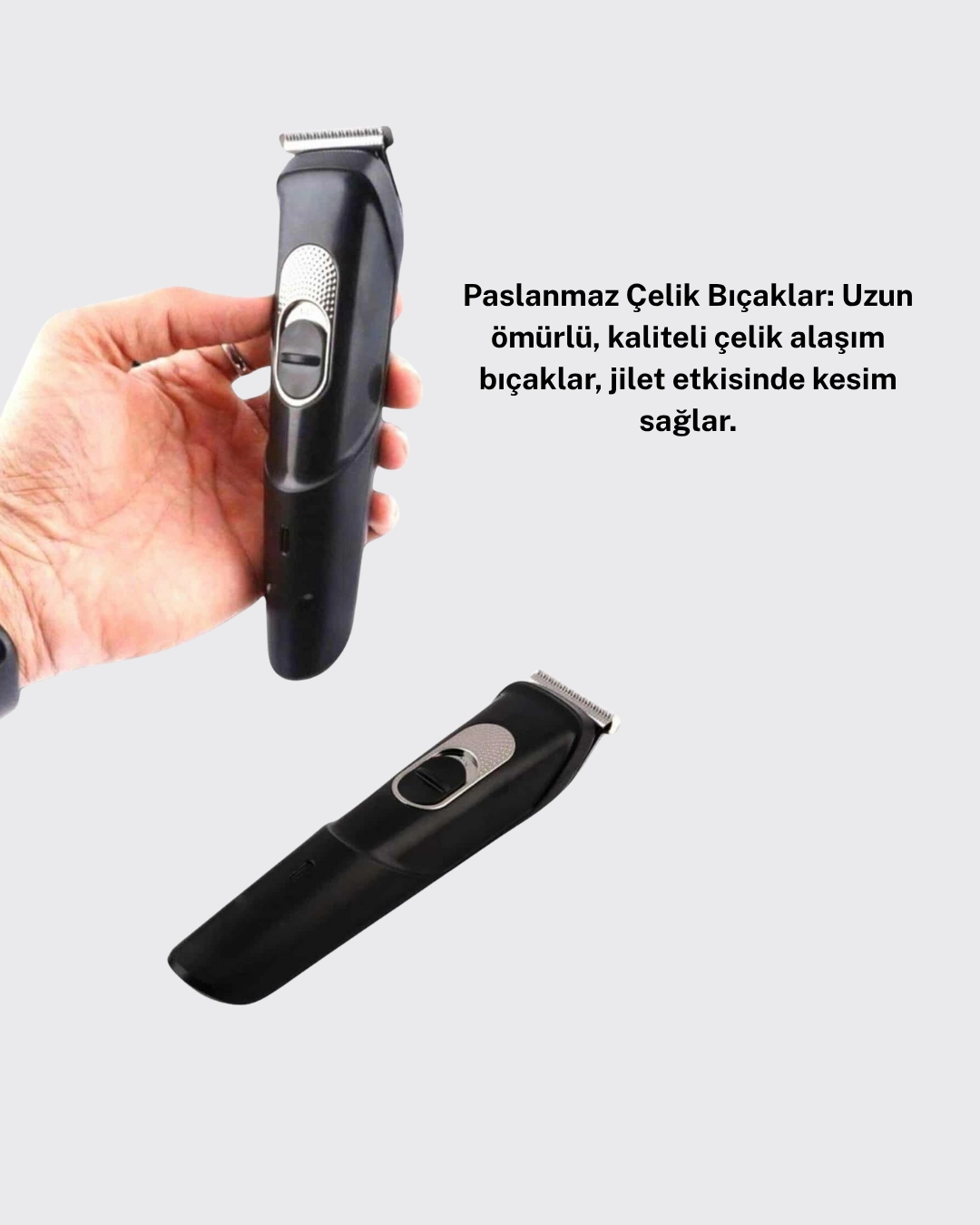 Sessiz Motorlu Kablosuz Kullanimli Sarjli Sac Ve Sakal Kesme Makinesi Tarakli Set 359382385 Sw1080sh1350 700x875 Sessiz Motorlu, Kablosuz Kullanımlı Şarjlı Saç ve Sakal Kesme Makinesi – Taraklı Set najmaddin.com Profesyonel Saç ve Sakal Tıraş Makinesi