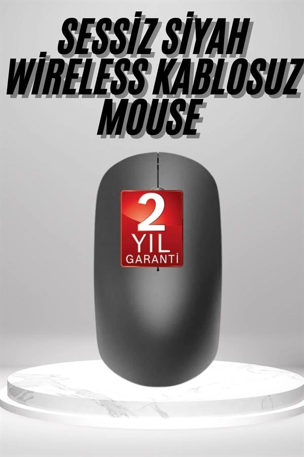 Siyah Kablosuz Mouse Wireless Mouse Minimal Tasarim 210738024 Sw600sh900 Siyah Kablosuz Mouse Wireless Mouse Minimal Tasarım najmaddin.com 1600 DPI Optik Sensör: Yüksek hassasiyet sunan 1600 DPI sensör