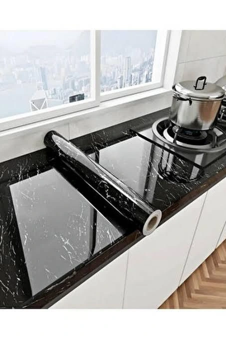 Siyah Mermer Desenli Yapiskanli Kaplama Kagidi 5 Metre 390901821 Sw453sh678 Siyah Mermer Desenli Yapışkanlı Kaplama Kağıdı 5 Metre najmaddin.com Siyah Mermer Desenli Yapışkanlı Kaplama Kağıdı 5 Metre - Görsel 3