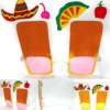 Sombrero Hawaii Fiesta Meyve Figürlü Gözlük