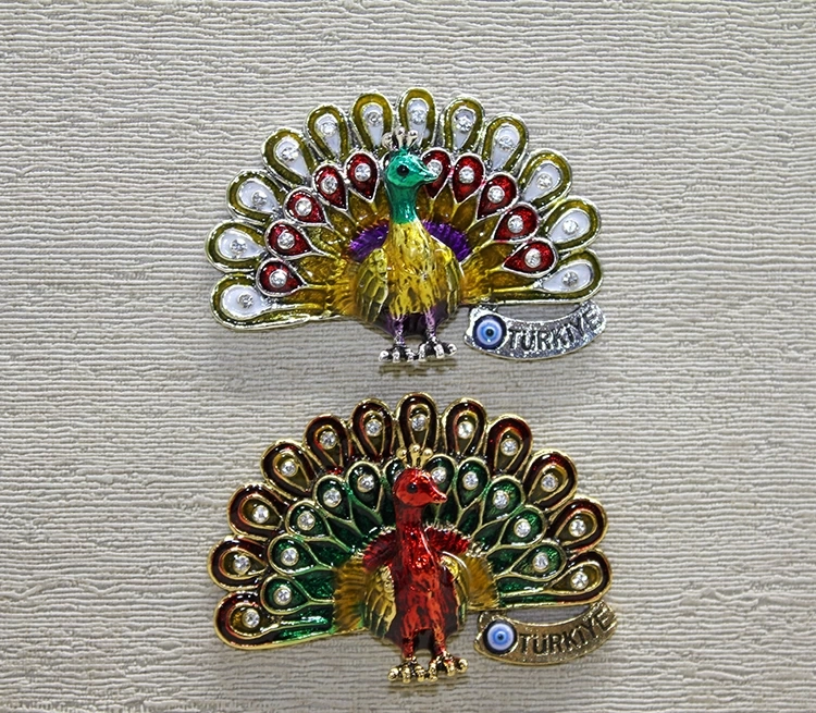 Swaroski Tavuskuşu Magnet Alk3852