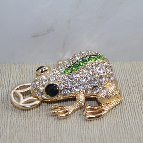 Taşlı Minik Figür - Kurbağa