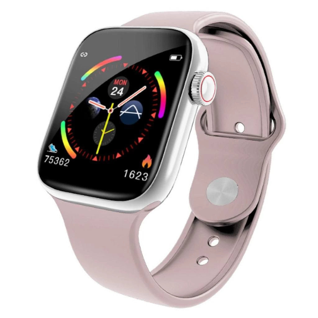 Tam Dokunmatik Ekran W4 Su Geçirmez Akıllı Saat-bileklik-bilezik-spor (pembe)