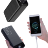 Taşınabilir Powerbank 50.000 mAh 4 Girişli Hızlı Şarj Led Göstergeli Fenerli Şarj