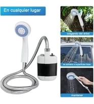 Taşınabilir Şarjlı Seyyar Duş Seti ( Pompa - Hortum - Duş Başlığı ) - Görsel 3