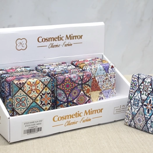 Taşlı El Aynası Dikdörtgen Kalın Alk3747