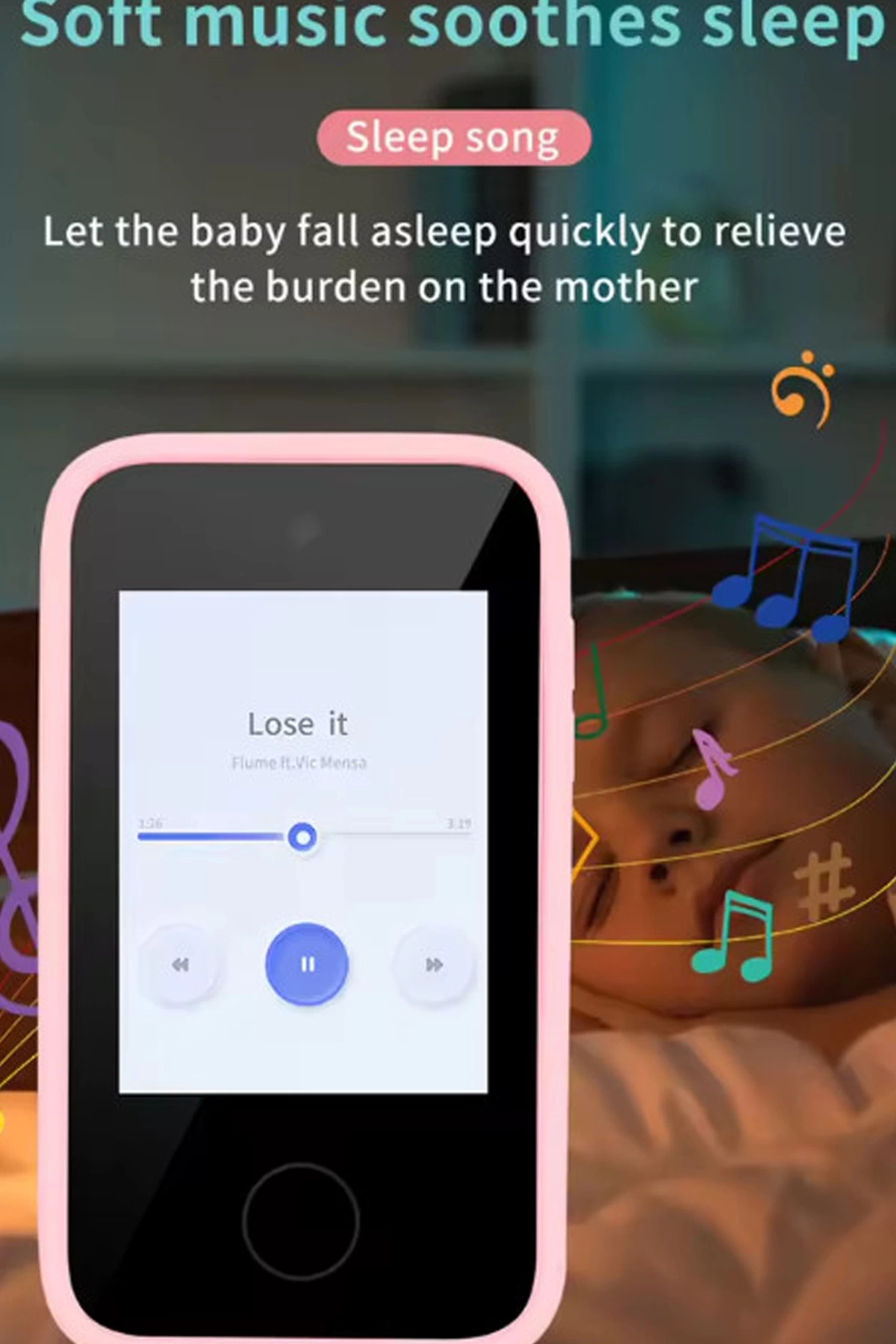 Telefon Modelli Çocuk Dijital Fotoğraf Makinası Çift Kameralı Dokunmatik Ekran 2.0 Ekran - Görsel 3