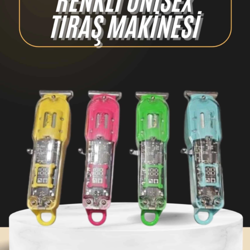 Tıraş Makinesi Renkli Dijital Göstergeli Epilasyon Öncesi Kısaltma Makinesi