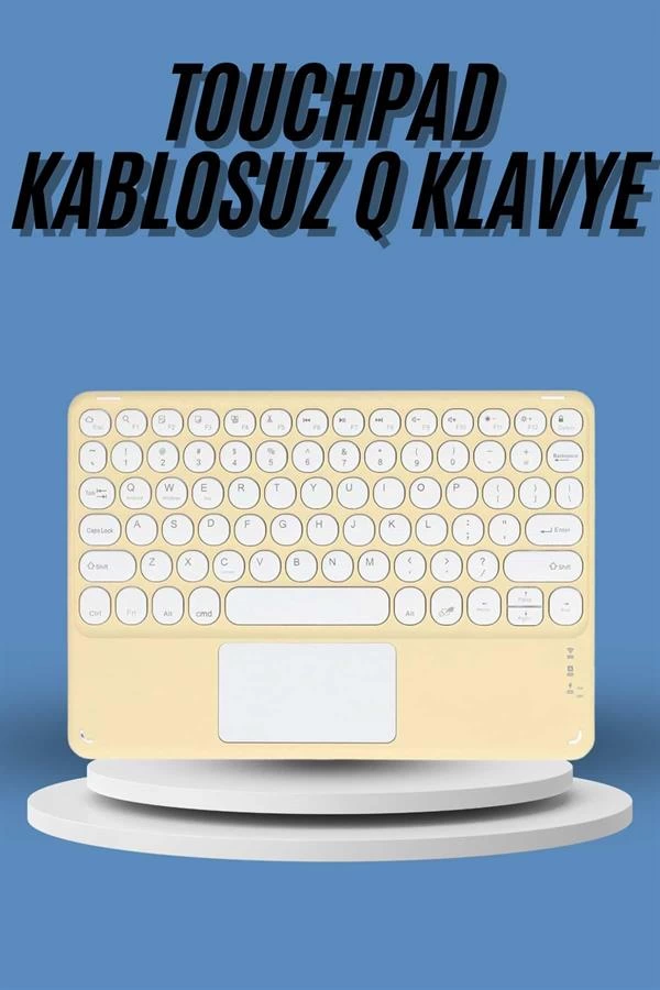 Touchpad Tum Cihazlara Uyumlu Bluetooth Klavye Touchpad Slim Kablosuz Wifi Q Klavye 227040252 Sw600sh900 Touchpad Tüm Cihazlara Uyumlu Bluetooth Klavye Touchpad Slim Kablosuz Wifi Q Klavye najmaddin.com Kablosuz klavyenizi kolayca bağlamak için şu adımları takip edebilirsiniz:1️⃣ Cihazınızın Bluetooth özelliğini açın.2️⃣ Bluetooth klavyeyi ON konumuna getirin.3️⃣ Fn tuşuna basılı tutun ve C harfine (Connect) basın.4️⃣ Tablet veya telefonunuz "Bluetooth Keyboard" ismini görecektir