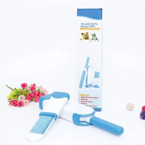 Tüy Toz Temizleyici Fırça Seti 2li Mavi KUTULU