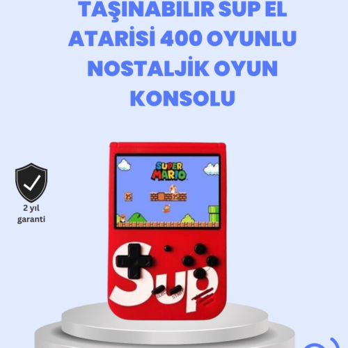 TV Bağlantılı Şarjlı Retro Oyun Konsolu