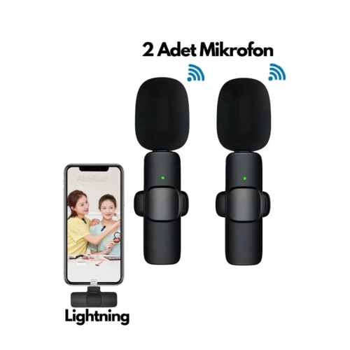 Type-c Çiftli Kablosuz Yaka Mikrofonu Seti - Youtube