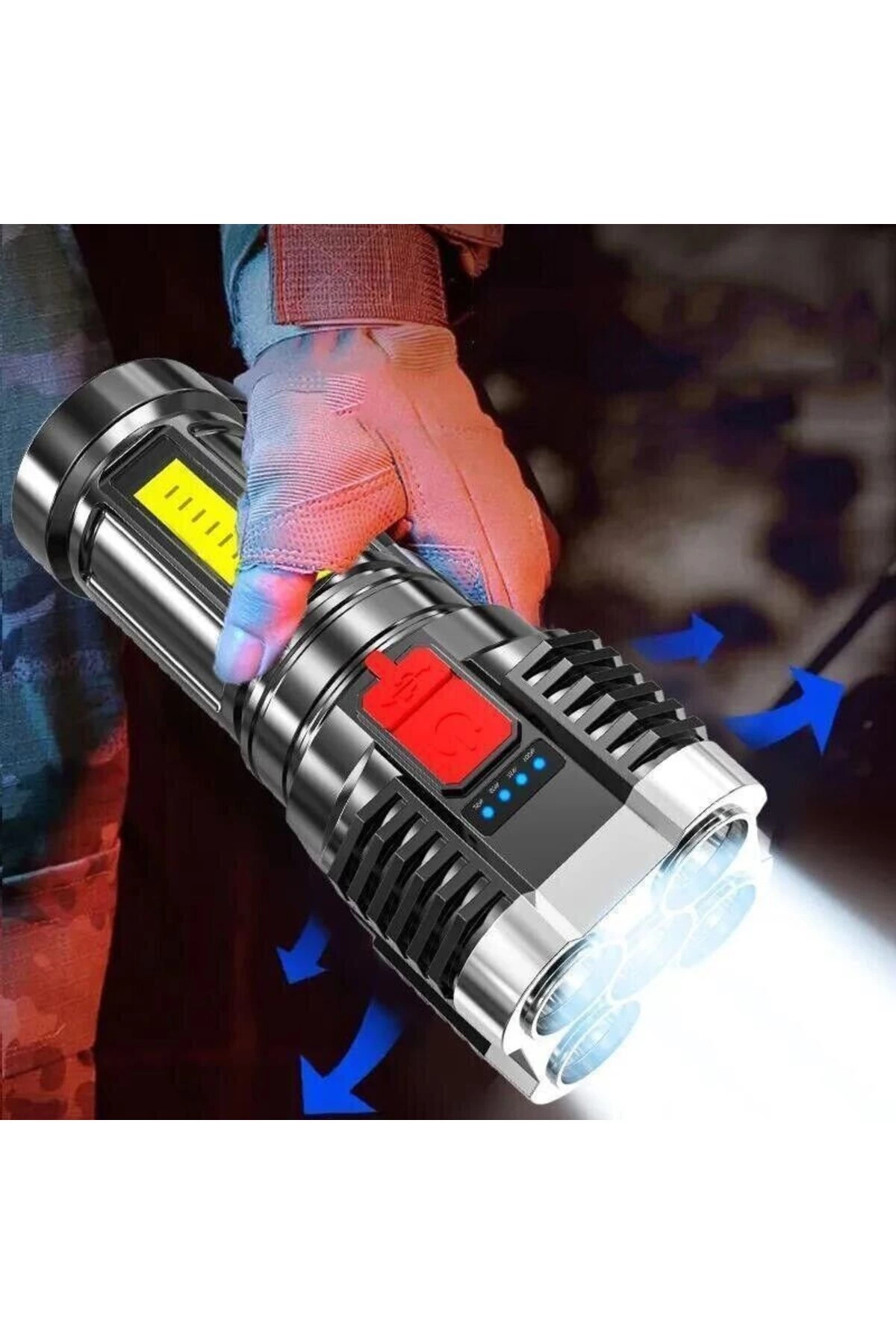 Ultra Parlak El Feneri Usb Sarj 4 Led Yan Cob Led Taktik Gunluk Hayat Kamp Avcilik El Feneri 194253745 Sw1200sh1800 700x1050 Ultra Parlak El Feneri Usb Şarj 4 Led+yan Cob Led Taktik Günlük Hayat Kamp Avcılık El Feneri najmaddin.com 4 Led Ve Yan Cob Led İle Taktik Kullanım İçin İdealdir. Günlük Hayatınızda