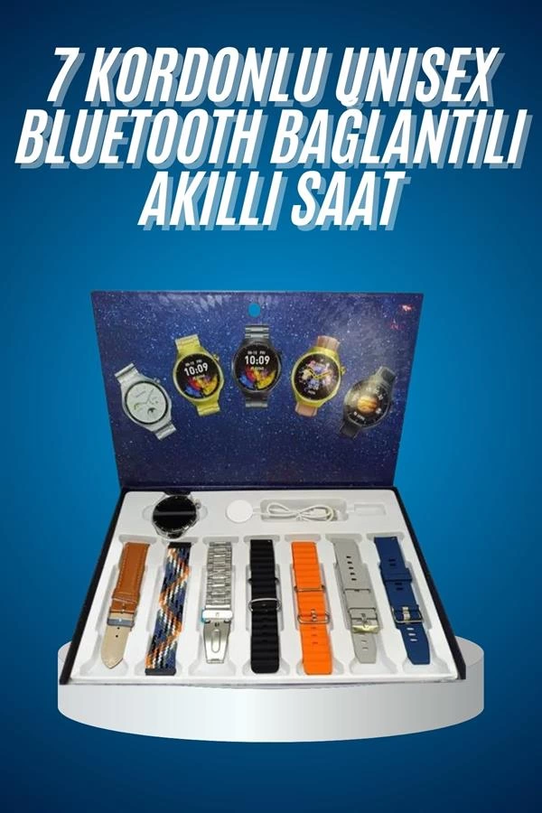 Unisex Yuvarlak Ekranli 7 Kordonlu Akilli Saat Gps Destekli Coklu Kordon Secenegi 264401667 Sw600sh900 Unısex Yuvarlak Ekranlı 7 Kordonlu Akıllı Saat GPS Destekli Çoklu Kordon Seçeneği najmaddin.com Şık siyah kasa rengiyle tasarlanan bu akıllı saat
