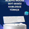 USB Alıcılı Kablosuz Klavye Mouse - Geniş Uyumluluk