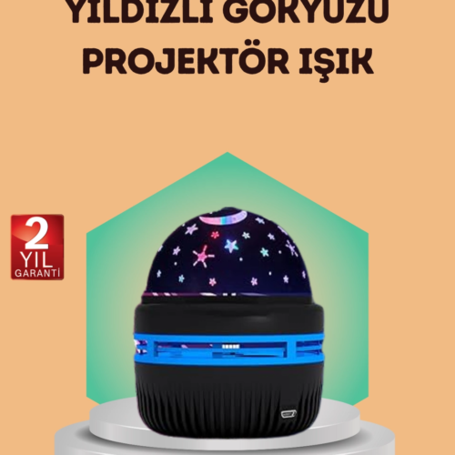 USB Galaxy Projektör Lamba – Romantik Atmosfer
