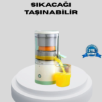 USB Şarjlı Mini Meyve Sıkacağı – Çift Bıçaklı