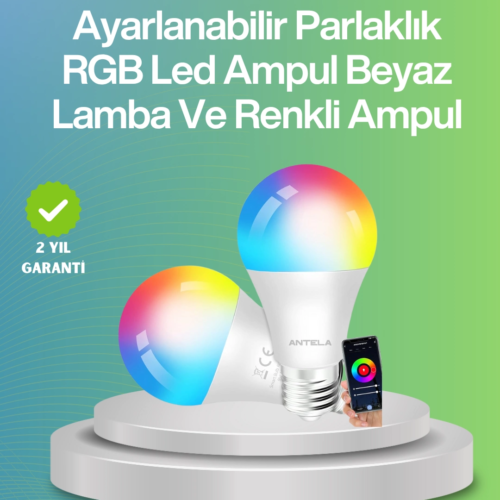 Uzaktan Kumandalı Akıllı LED Ampul