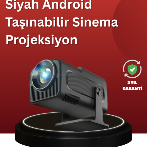 Uzun Ömürlü Lamba ve Dahili Hoparlörlü Ev Sinema Projektörü