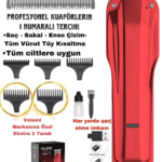 V-0085b Saç Sakal Ense Çizim Lazer Öncesi Kişisel Bakım Unisex Tıraş Makinesi
