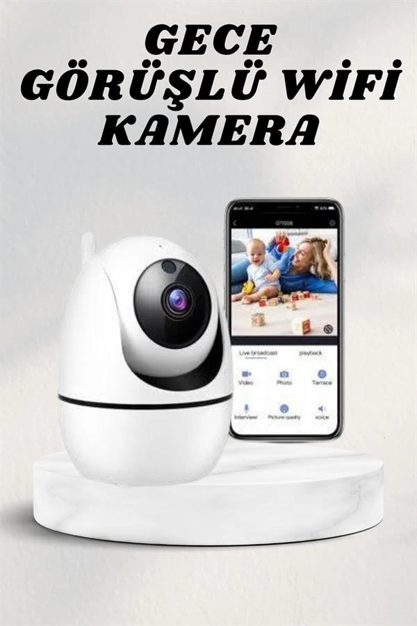 Wifi Kamerasi Kablosuz Wifi Guvenlik Kamerasi Kopya 298123863 Sw600sh900 Akıllı Telefon Uyumlu Gece Görüşlü Güvenlik Kamerası najmaddin.com Kamera