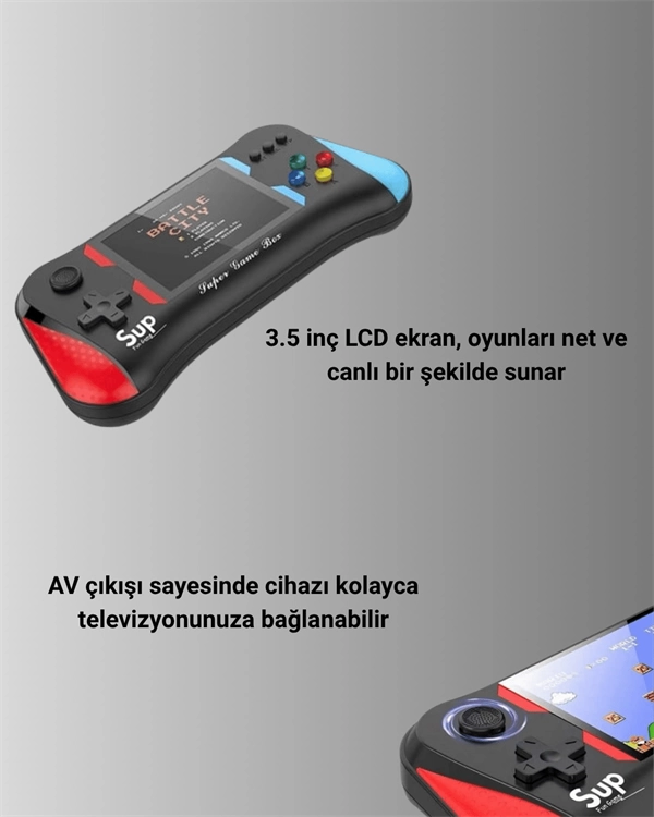 içinde yüklü gelen 500 farklı klasik oyun sayesinde sizi nostaljik bir yolculuğa çıkarıyor. Süper Mario
