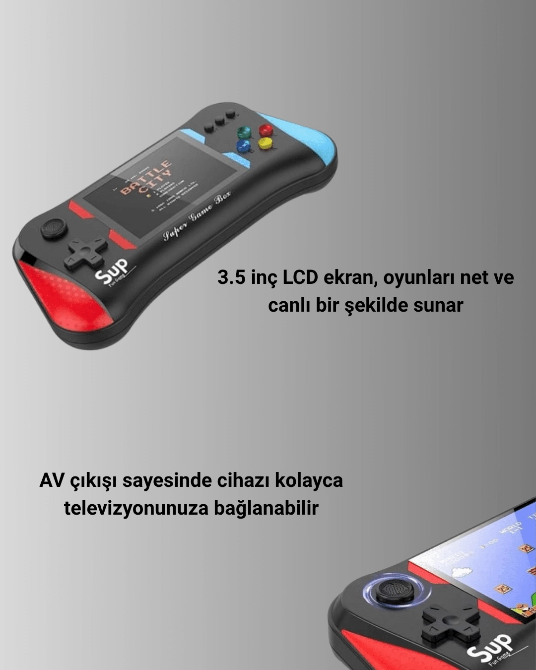 X7m Vintage 35 Inc 500u 1 Arada Klasik Oyun Konsolu 394584096 Sw1080sh1350 700x875 X7M Vintage 3.5 İnç 500’ü 1 Arada Klasik Oyun Konsolu najmaddin.com içinde yüklü gelen 500 farklı klasik oyun sayesinde sizi nostaljik bir yolculuğa çıkarıyor. Süper Mario