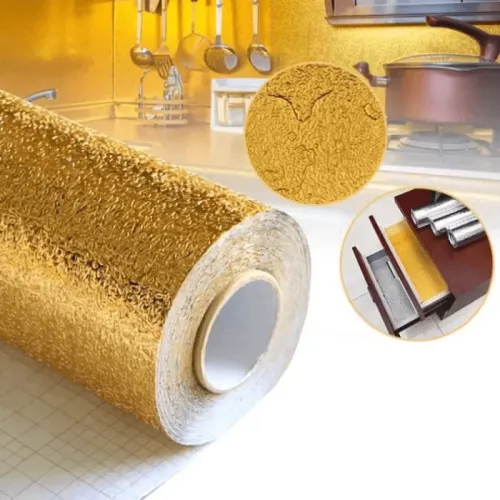 Yapiskanli Gold Mutfak Tezgah Folyosu 352798099 Sw500sh500 Yapışkanlı Gold Mutfak Tezgah Folyosu najmaddin.com dolaplarınızı ve raflarınızı toz ve kirden koruyarak her zaman temiz ve düzenli kalmalarını sağlar. Tüm pürüzsüz yüzeylerin temizliğini kolaylaştırır ve zahmetsiz hale getirir.Bu pratik