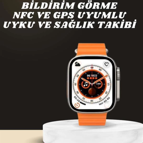 Yeni Nesil Ultra Akıllı Saat Adımsayar Uyku Takibi Nabız Sensörü