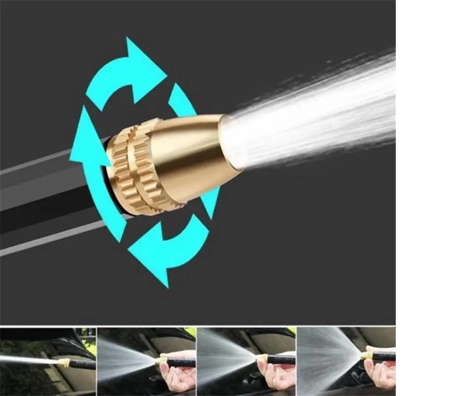 Yüksek Basınçlı Ayarlanabilir Bahçe Sulama Araba Yıkama Püskürtme Sı - Görsel 3