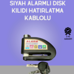 Yüksek Sesli 110dB Çelik Disk Kilidi Su Geçirmez