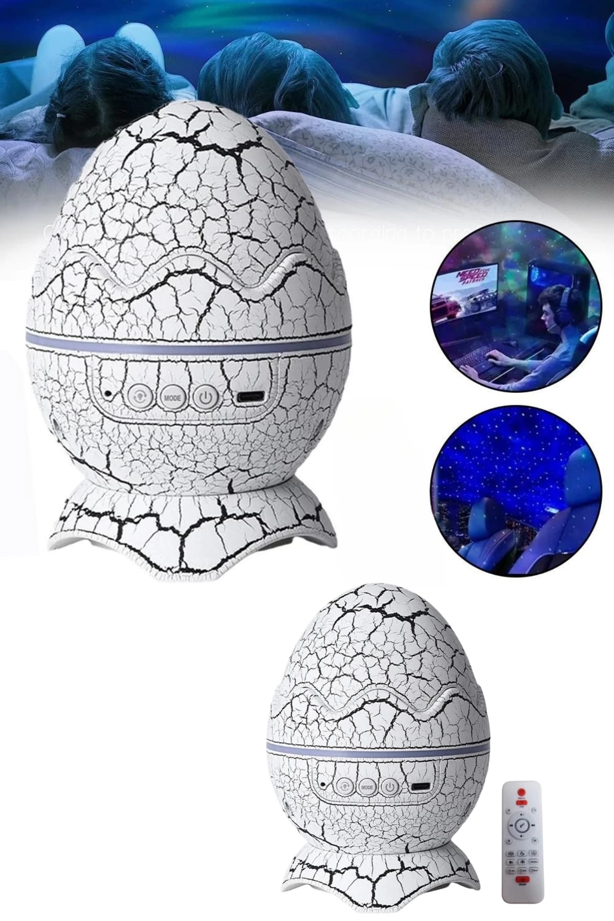 Yumurta Gorunumlu Masa Ve Gece Lambasi Renk Degistirebilen Projektor 267911443 Sw1200sh1800 700x1050 Yumurta Görünümlü Masa ve Gece Lambası Renk Değiştirebilen Projektör najmaddin.com Evdeki her ortamı büyülü bir atmosfere dönüştürmek artık çok kolay! Dinazor Yumurtası tasarımı