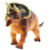 Yumuşak Plastik Dinozor Figür - Triceratops