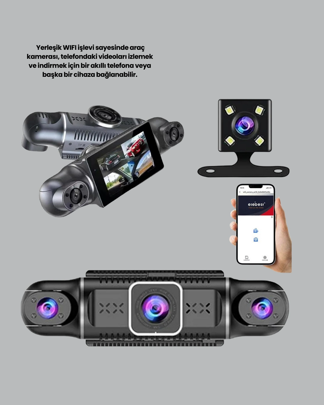 1080p 4 Kanalli Arac Kamerasi Gps Wifi G Sensor Destekli 361924039 Sw1080sh1350 700x875 1080P 4 Kanallı Araç Kamerası GPS + WiFi + G Sensör Destekli najmaddin.com dört ayrı kamerayla aracınızın çevresini tamamen görüntüleyerek sürüş güvenliğini üst seviyeye taşır. 170° geniş açılı ana kamera