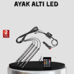 48 LED Araç İçi RGB Şerit Aydınlatma Müzik Senkron USB Kumandalı Set