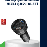 55W Hızlı Araç Şarj Cihazı Quick Charge 3.0 ve PD Destekli