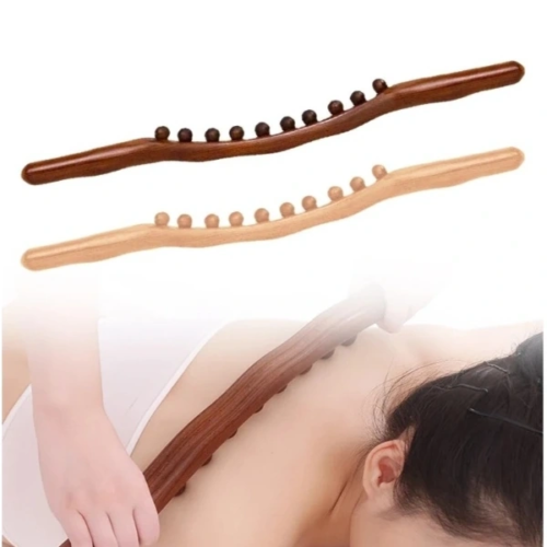 60 Cm Doğal Ahşap Masaj Sopası