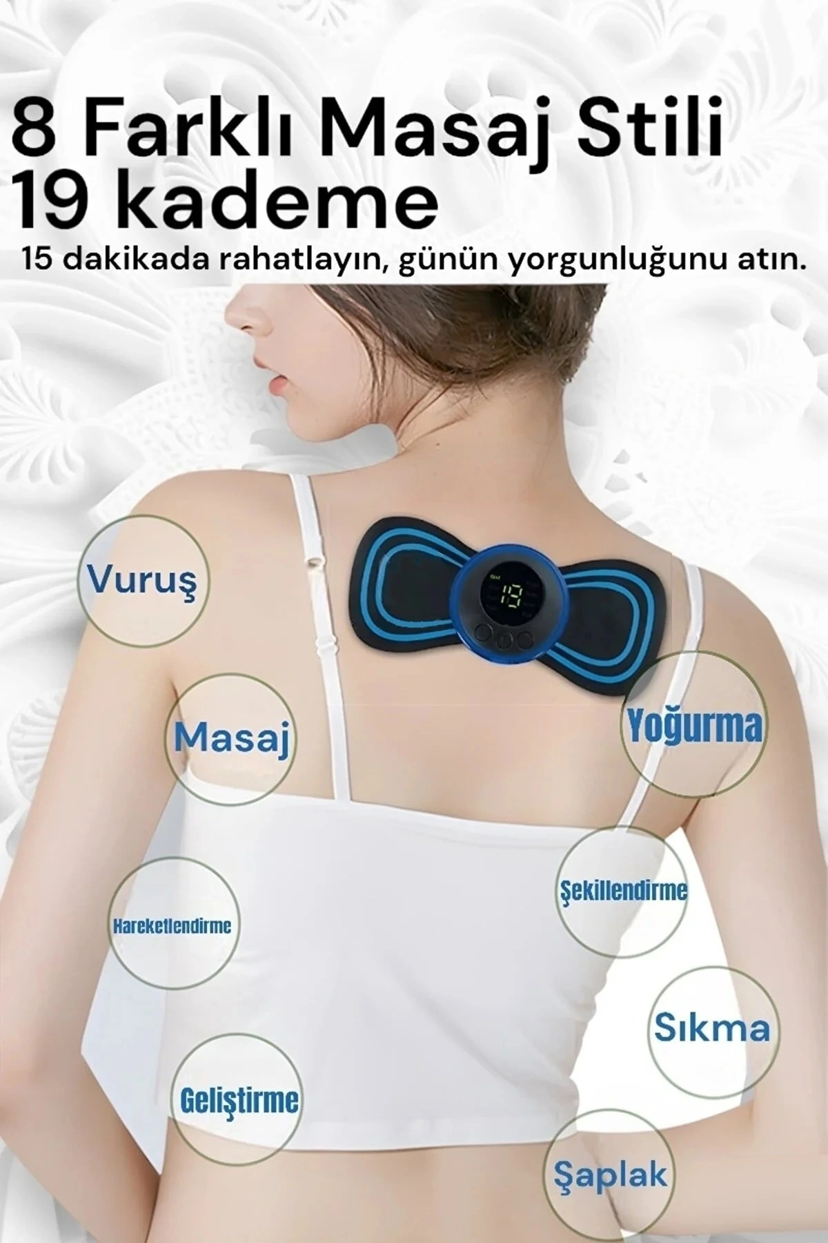 8 Modlu Mini Sarjli Kelebek Lcd Ekran Ems Boyun Omuz Kol Sirt Elektrikli Masaj Banti 47071291 Sw1200sh1800 700x1050 8 Modlu Mini Şarjlı Kelebek LCD Ekran Ems Boyun Omuz Kol Sırt Elektrikli Masaj Bantı Kas Stimülatörü najmaddin.com 8 Modlu Mini Şarjlı Kelebek LCD Ekran Ems Boyun Omuz Kol Sırt Elektrikli Masaj Bantı Kas Stimülatörü - Görsel 2